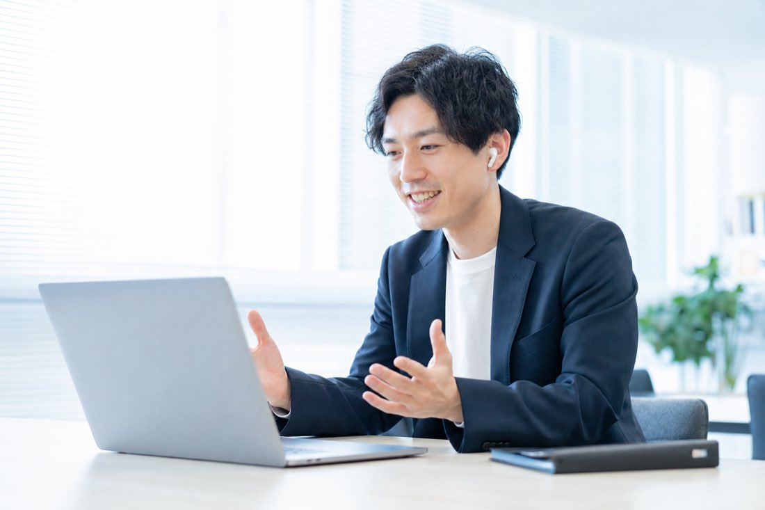 オンラインでの無料相談の様子